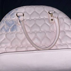 Pink Betsey Johnson Purse (damaged)
